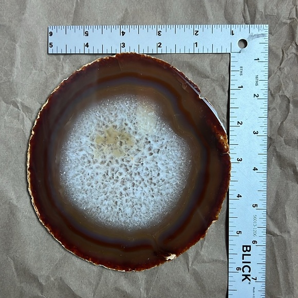Polished agate geode - Picture 3 of 3